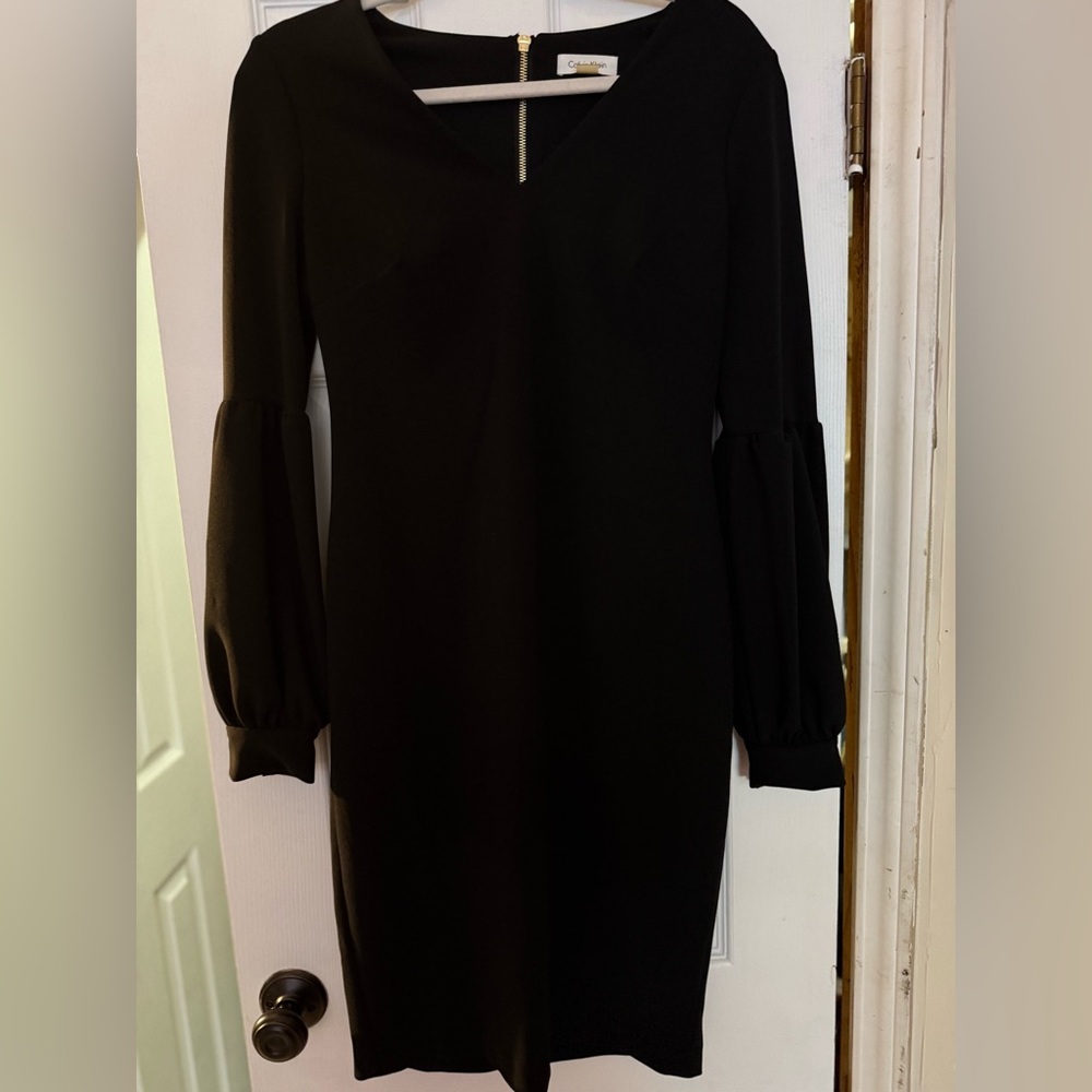 Formal black Calvin Klein dress.
